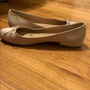 Adorable satin ballet flats